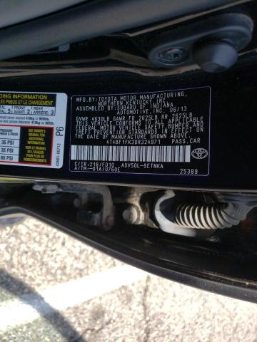 Photo 10 from auction – 2013 TOYOTA CAMRY L with VIN 4T4BF1FK3DR324971