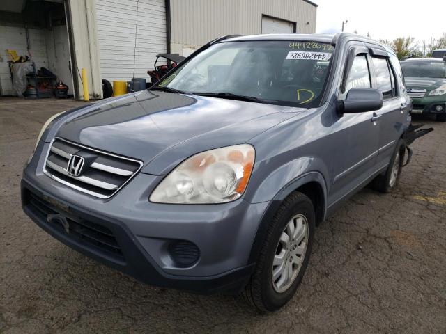 Photo 2 from auction – 2005 HONDA CR-V SE with VIN JHLRD78985C024269