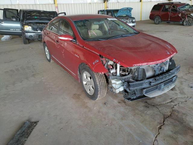 HYUNDAI SONATA HYB 2012 with VIN KMHEC4A40CA058092 - Photo from auction