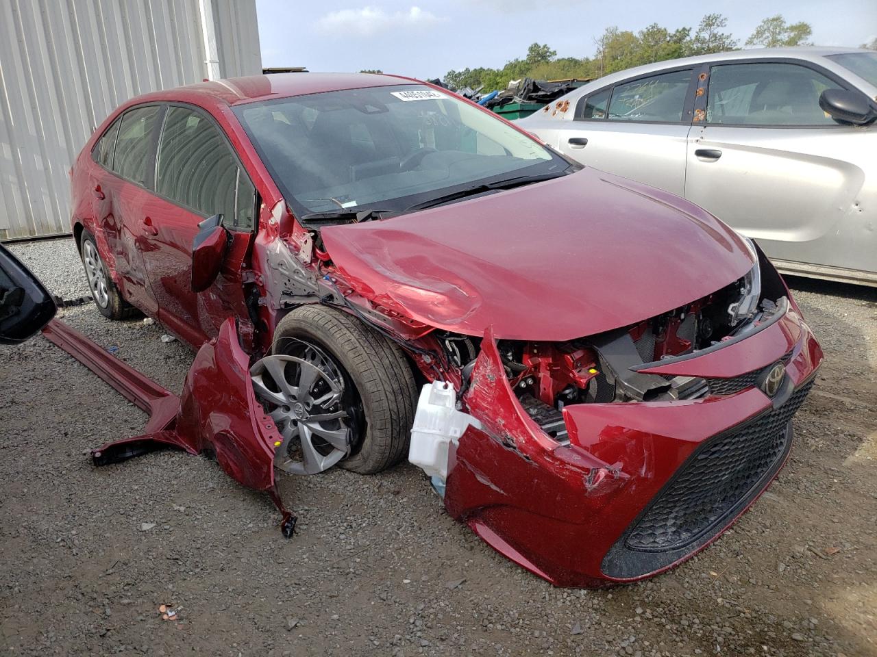 TOYOTA COROLLA LE 2022 with VIN JTDEPMAE4NJ193144 - Photo from auction