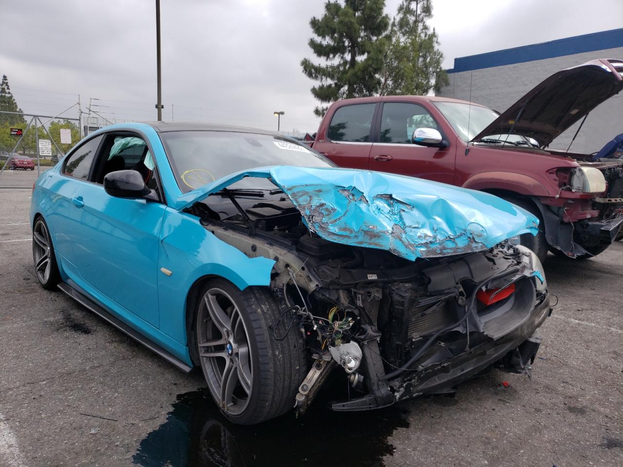 BMW 335 I 2011 with VIN WBAKG7C5XBE599030 - Photo from auction