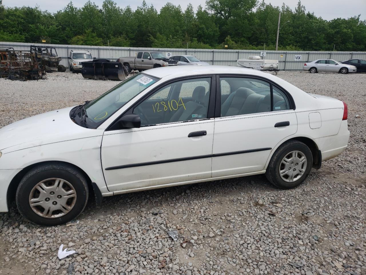 Photo 20 from auction – 2002 HONDA CIVIC DX with VIN 2HGES16152H607873