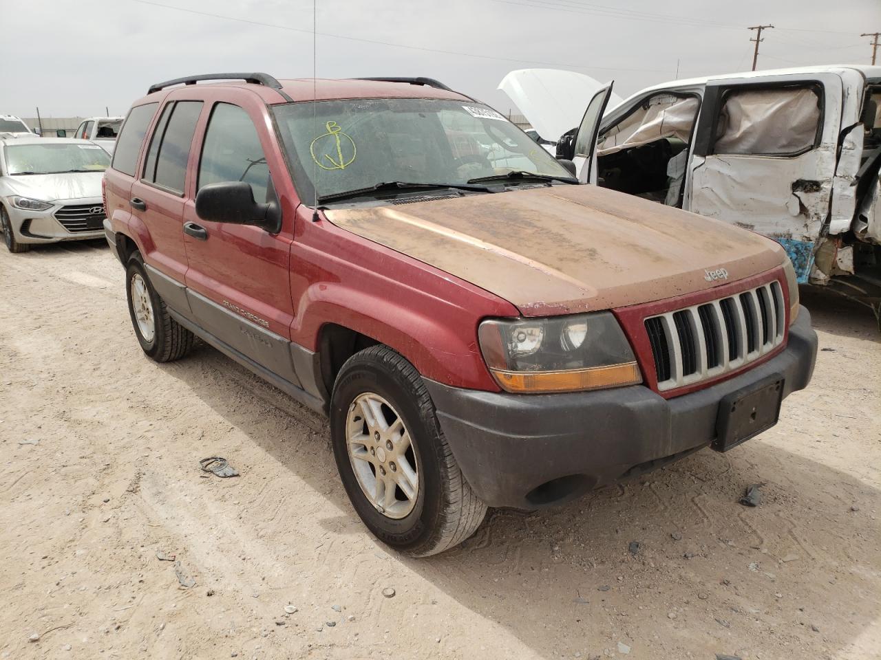 JEEP GRAND CHER 2004 with VIN 1J4GX48S64C381844 - Photo from auction