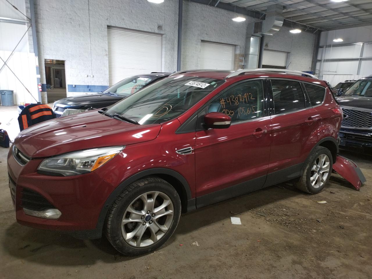 Photo 2 from auction – 2014 FORD ESCAPE TIT with VIN 1FMCU0J91EUC59879