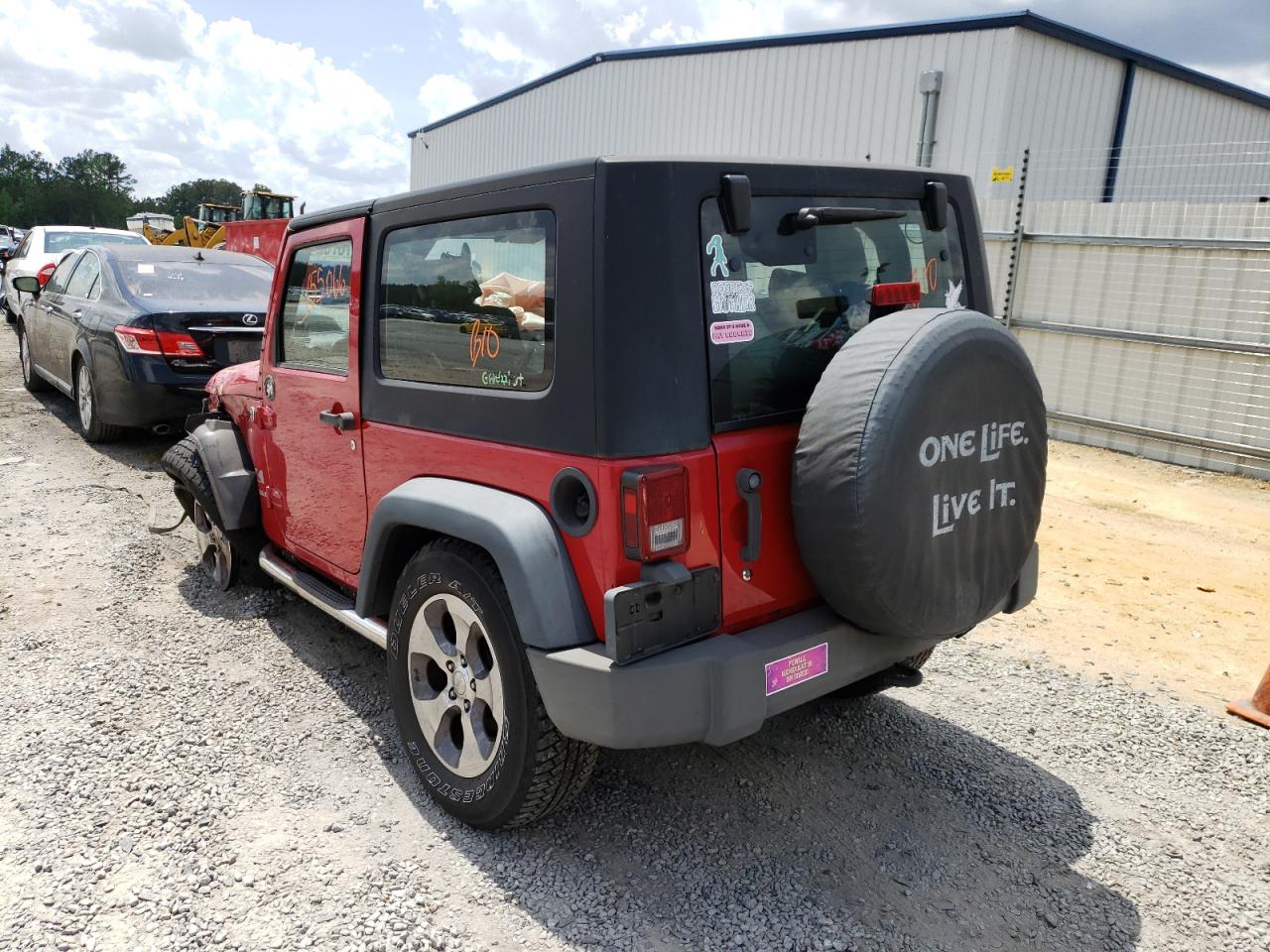 Photo 3 from auction – 2008 JEEP WRANGLER X with VIN 1J4FA24198L615494