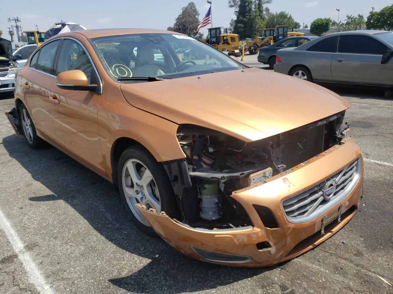 VOLVO S60 T5 2012 with VIN YV1622FS0C2126855 - Photo from auction
