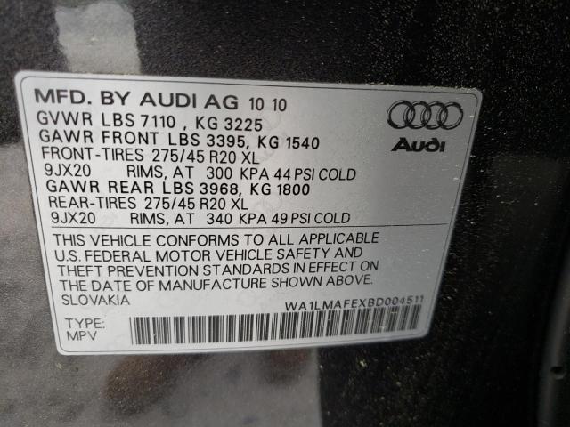 Zdjęcie 10 z aukcji – 2011 AUDI Q7 PREMIUM z VIN WA1LMAFEXBD004511