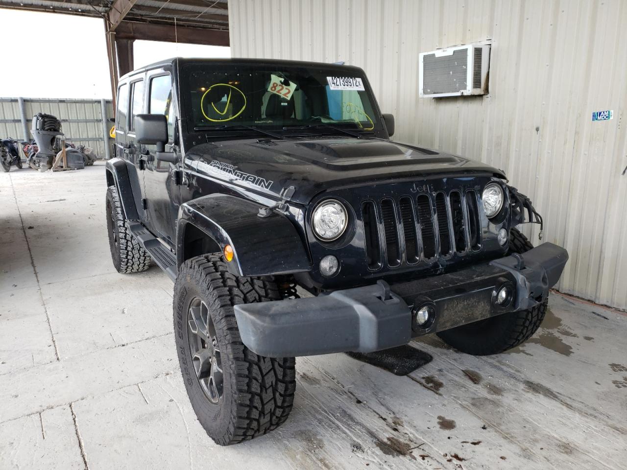 JEEP WRANGLER U 2017 with VIN 1C4HJWEG1HL701892 - Photo from auction