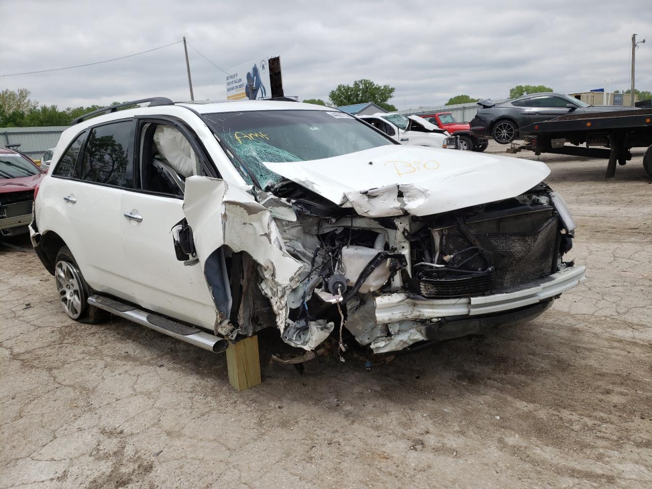 ACURA MDX TECHNO 2008 with VIN 2HNYD28438H501296 - Photo from auction