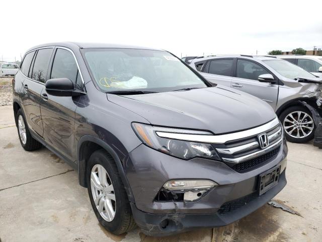 Photo 1 from auction – 2016 HONDA PILOT LX with VIN 5FNYF5H18GB015062