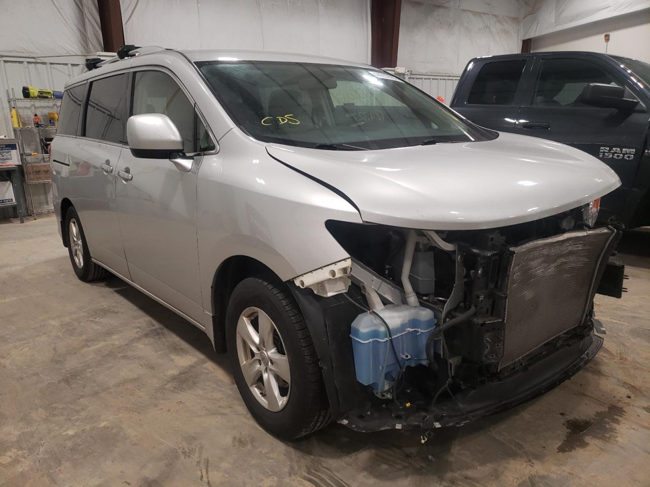 NISSAN QUEST S 2013 with VIN JN8AE2KP2D9068253 - Photo from auction