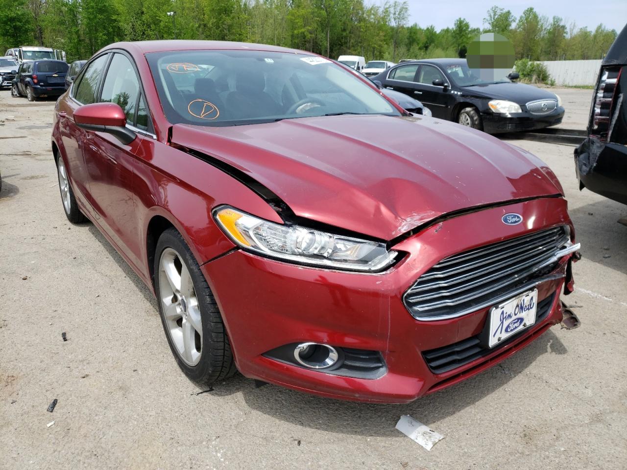 Photo 1 from auction – 2016 FORD FUSION S with VIN 3FA6P0G70GR118459