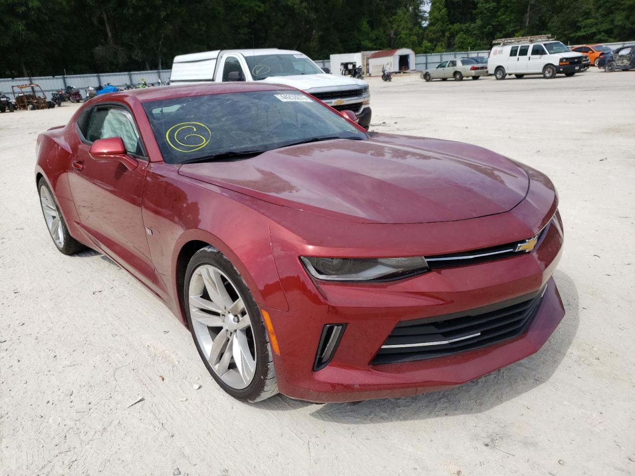 CHEVROLET CAMARO LT 2018 with VIN 1G1FB1RS1J0163796 - Photo from auction