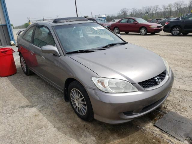 HONDA CIVIC EX 2005 with VIN 1HGEM22985L040710 - Photo from auction