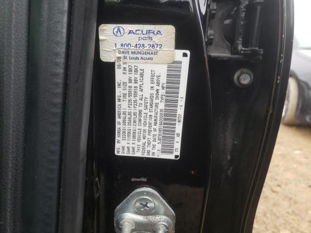 Photo 10 from auction – 2009 ACURA RDX TECHNO with VIN 5J8TB18519A000935