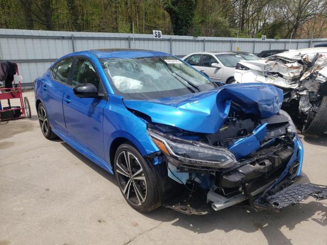 Photo 1 from auction – 2022 NISSAN SENTRA with VIN 3N1AB8DV7NY235580