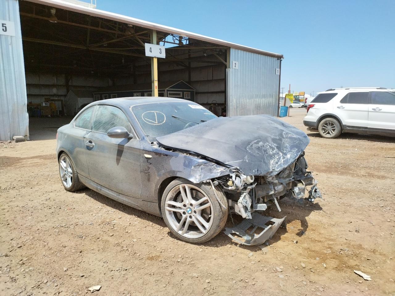 BMW 135 I 2009 with VIN WBAUC73529VK95219 - Photo from auction