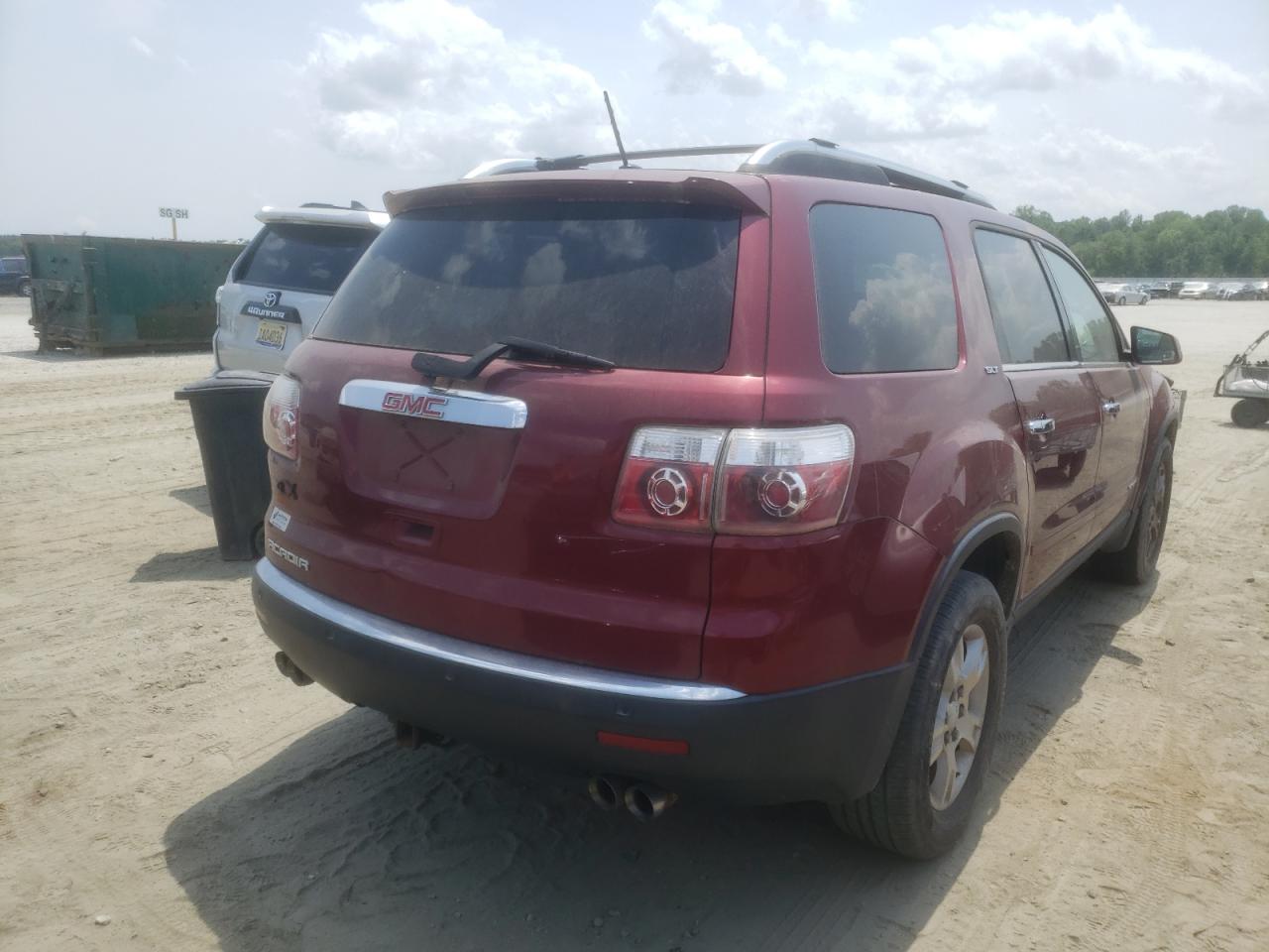 Photo 4 from auction – 2007 GMC ACADIA SLT with VIN 1GKER33767J167056
