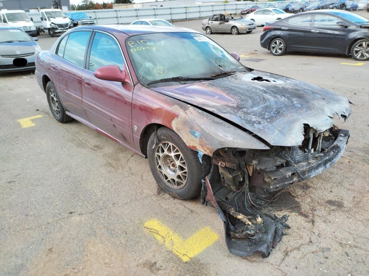 BUICK LESABRE CU 2002 with VIN 1G4HP54K824170315 - Photo from auction