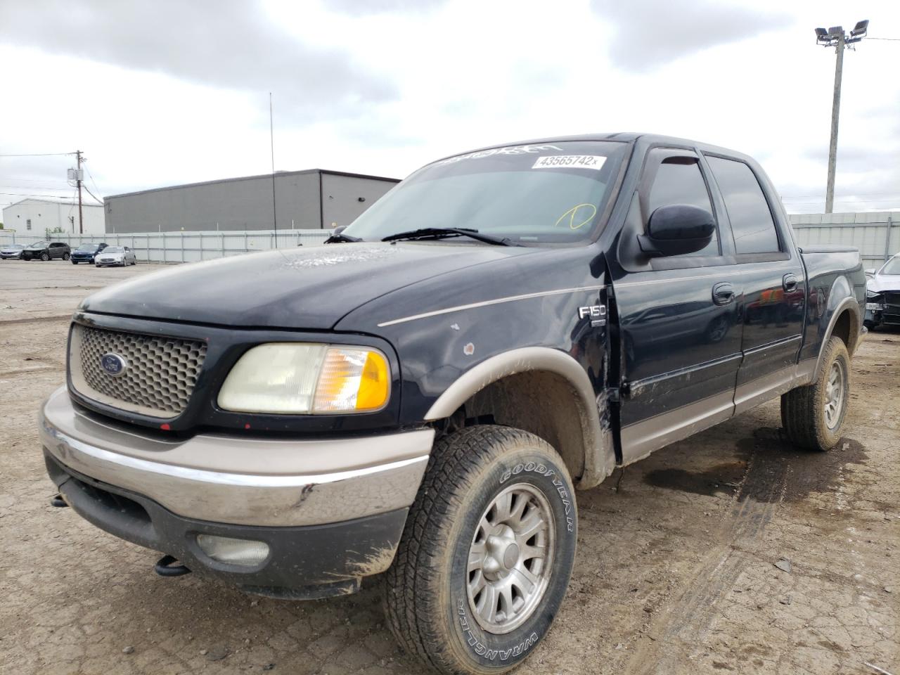 Photo 2 from auction – 2003 FORD F150 SUPER with VIN 1FTRW08L13KA97867