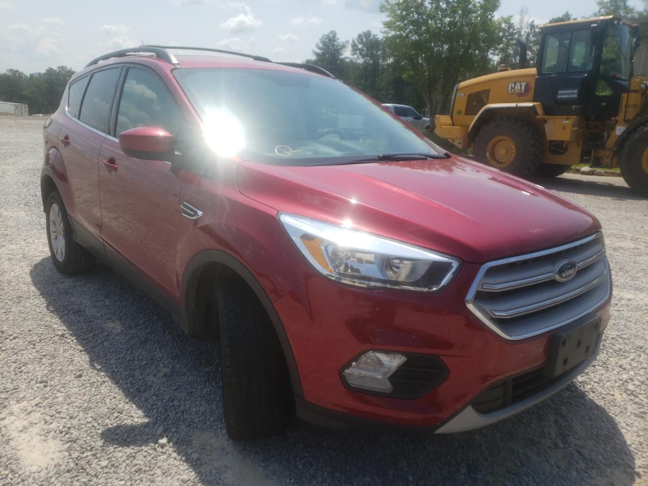 FORD ESCAPE SE 2018 with VIN 1FMCU0GD8JUC48190 - Photo from auction
