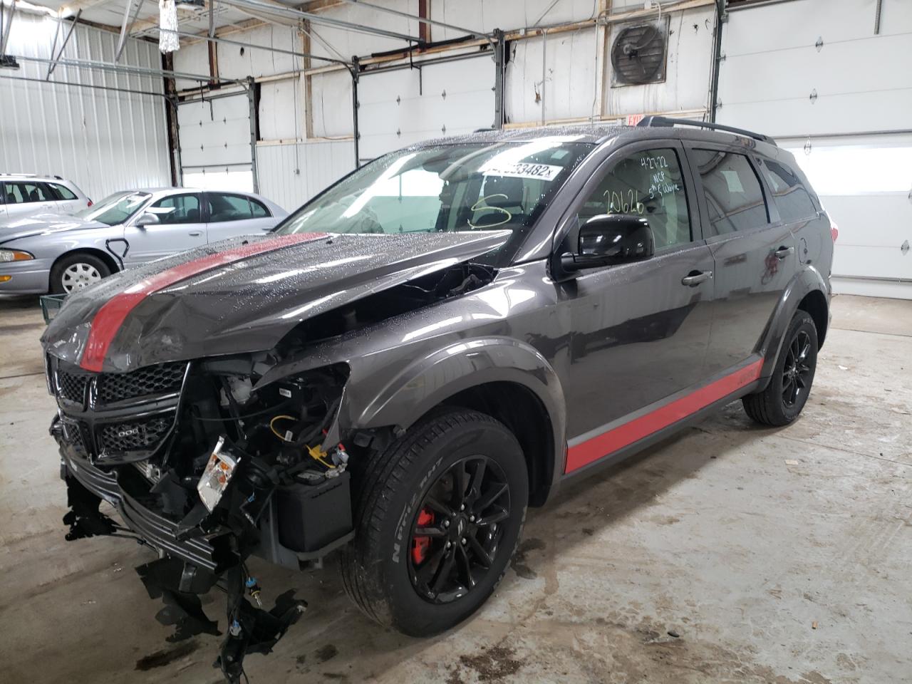Photo 2 from auction – 2019 DODGE JOURNEY SE with VIN 3C4PDCBB4KT794154