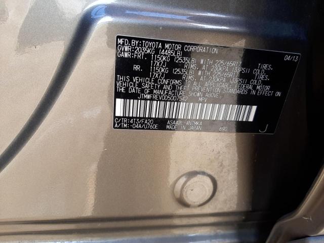 Photo 10 from auction – 2013 TOYOTA RAV4 XLE with VIN JTMWFREV0D5007542