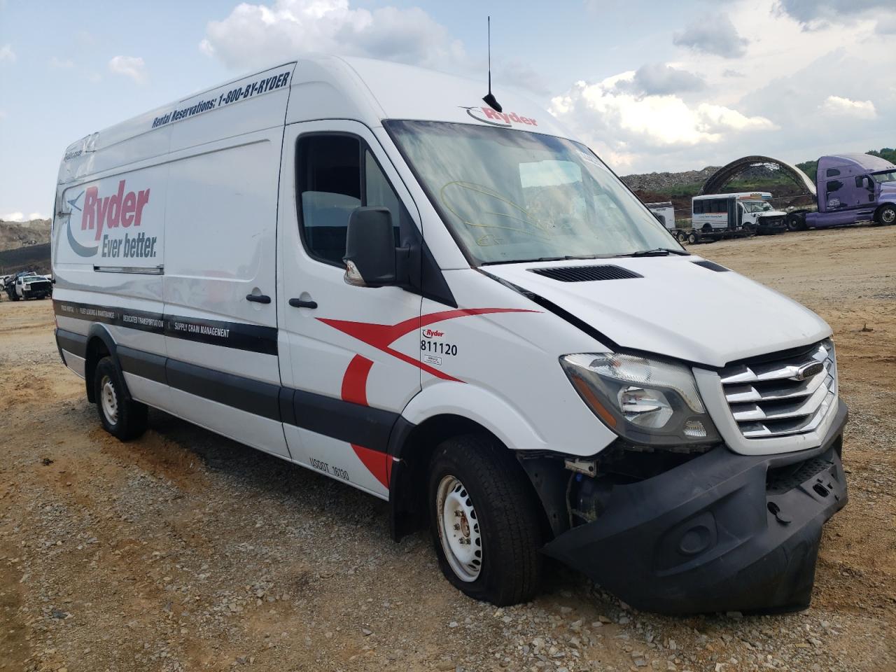 FREIGHTLINER SPRINTER 2 2017 with VIN WDYPE8CD2HP573941 - Photo from auction