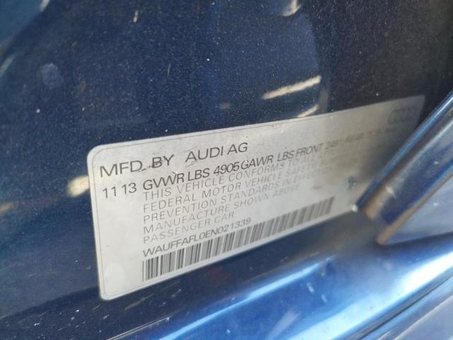 Photo 10 from auction – 2014 AUDI A4 PREMIUM with VIN WAUFFAFL0EN021339
