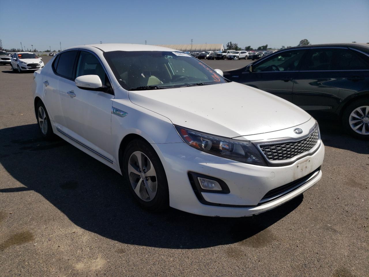 KIA OPTIMA HYB 2014 with VIN KNAGM4AD4E5068207 - Photo from auction
