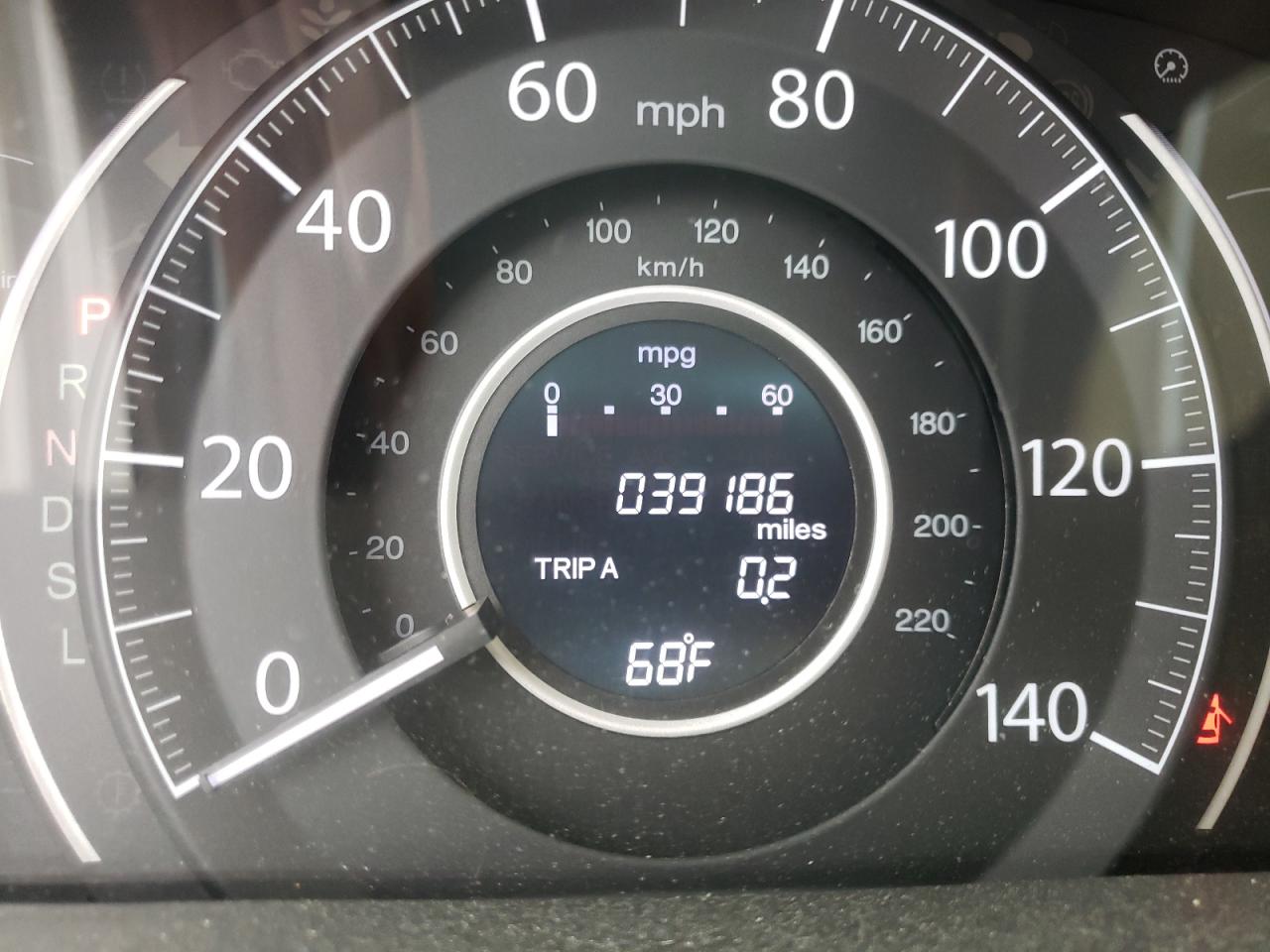 Photo 8 from auction – 2015 HONDA CR-V LX with VIN 5J6RM3H30FL025428