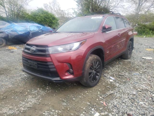 Photo 2 from auction – 2019 TOYOTA HIGHLANDER with VIN 5TDJZRFH4KS626825