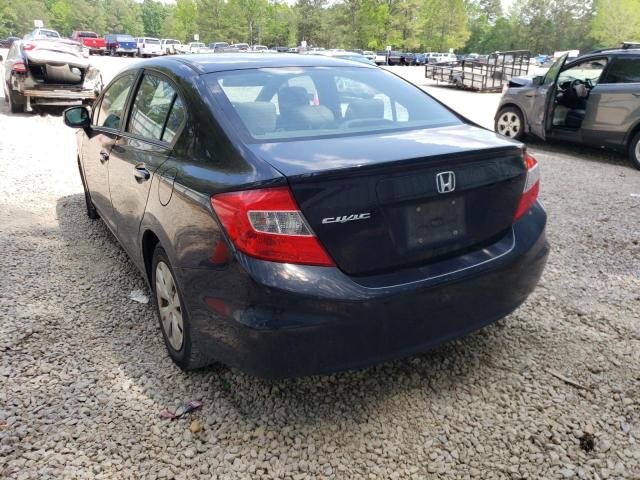 Photo 3 from auction – 2012 HONDA CIVIC LX with VIN 2HGFB2F55CH310777
