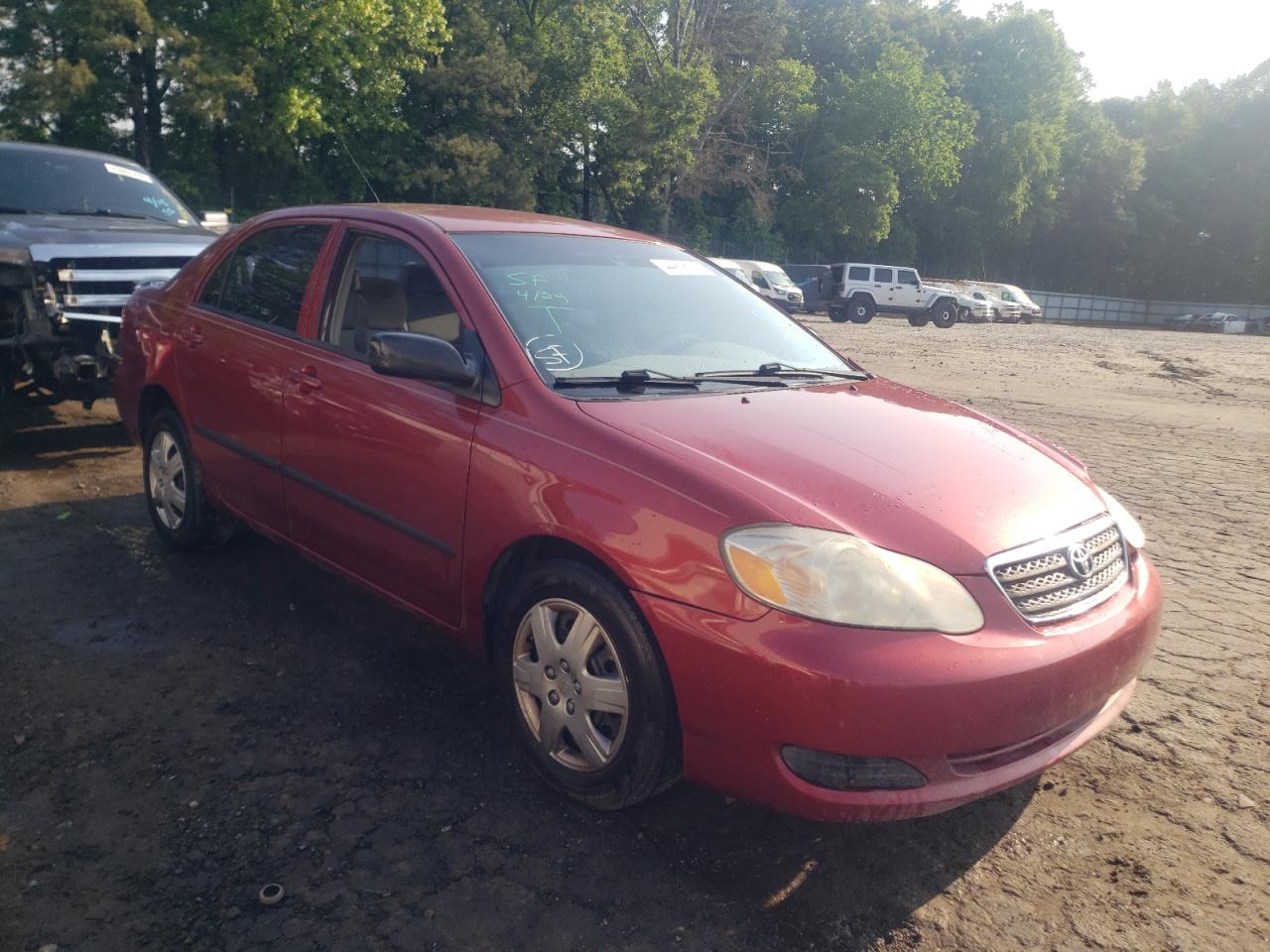 TOYOTA COROLLA CE 2008 with VIN 1NXBR32E58Z046772 - Photo from auction