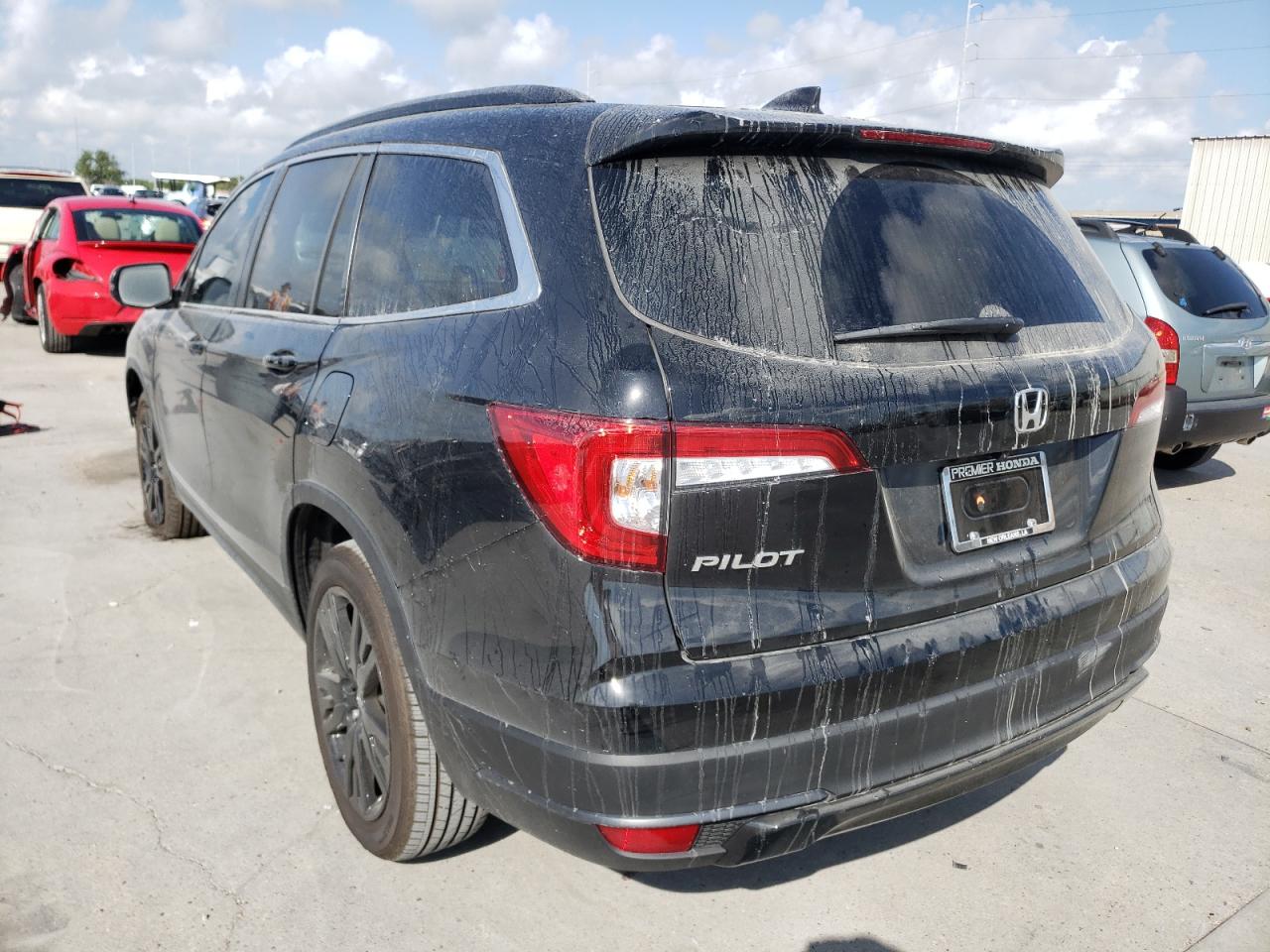 Photo 3 from auction – 2022 HONDA PILOT SE with VIN 5FNYF5H24NB007627