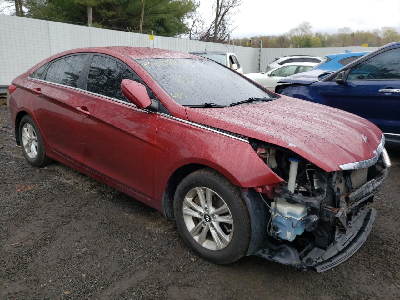 HYUNDAI SONATA GLS 2012 with VIN 5NPEB4AC8CH380616 - Photo from auction