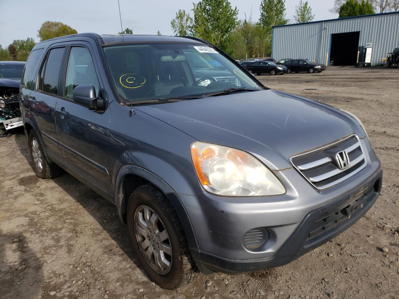 HONDA CR-V SE 2005 with VIN JHLRD78935C016726 - Photo from auction
