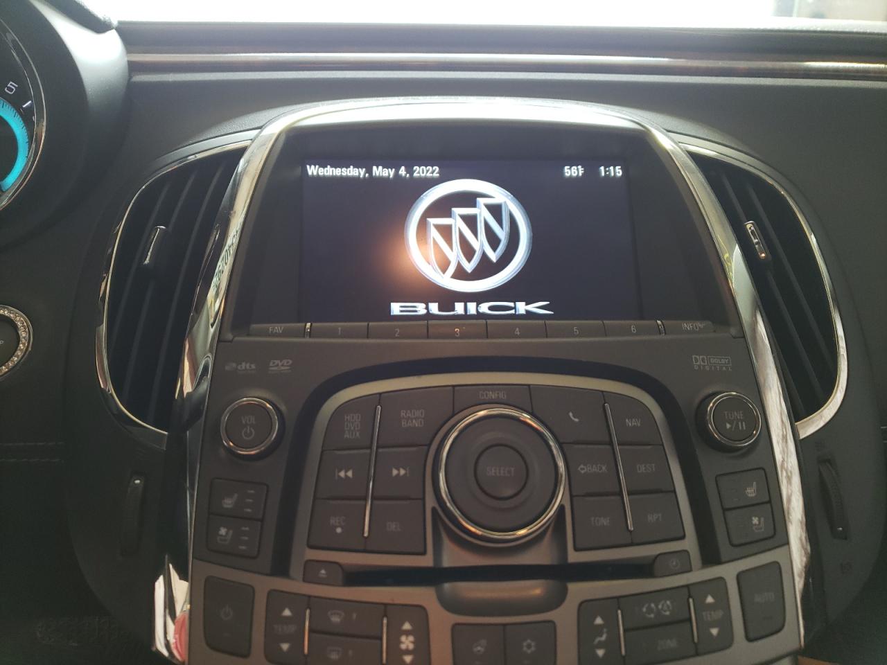 Photo 9 from auction – 2012 BUICK LACROSSE P with VIN 1G4GH5G32CF280408