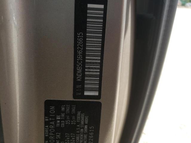 Photo 10 from auction – 2014 KIA SEDONA with VIN KNDMB5C16H6226615
