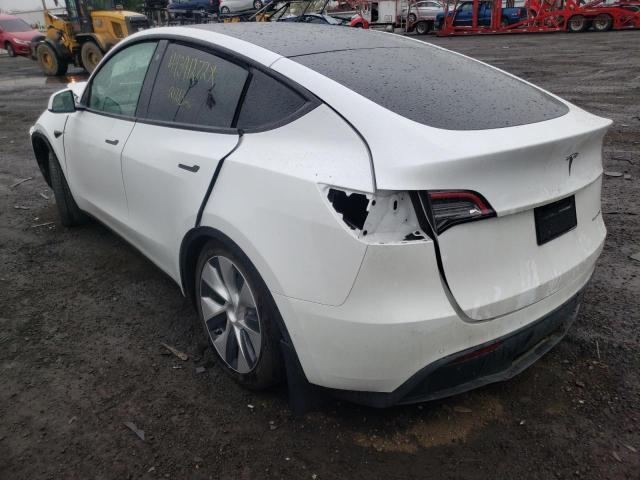 Photo 3 from auction – 2021 TESLA MODEL Y with VIN 5YJYGDEE9MF185408