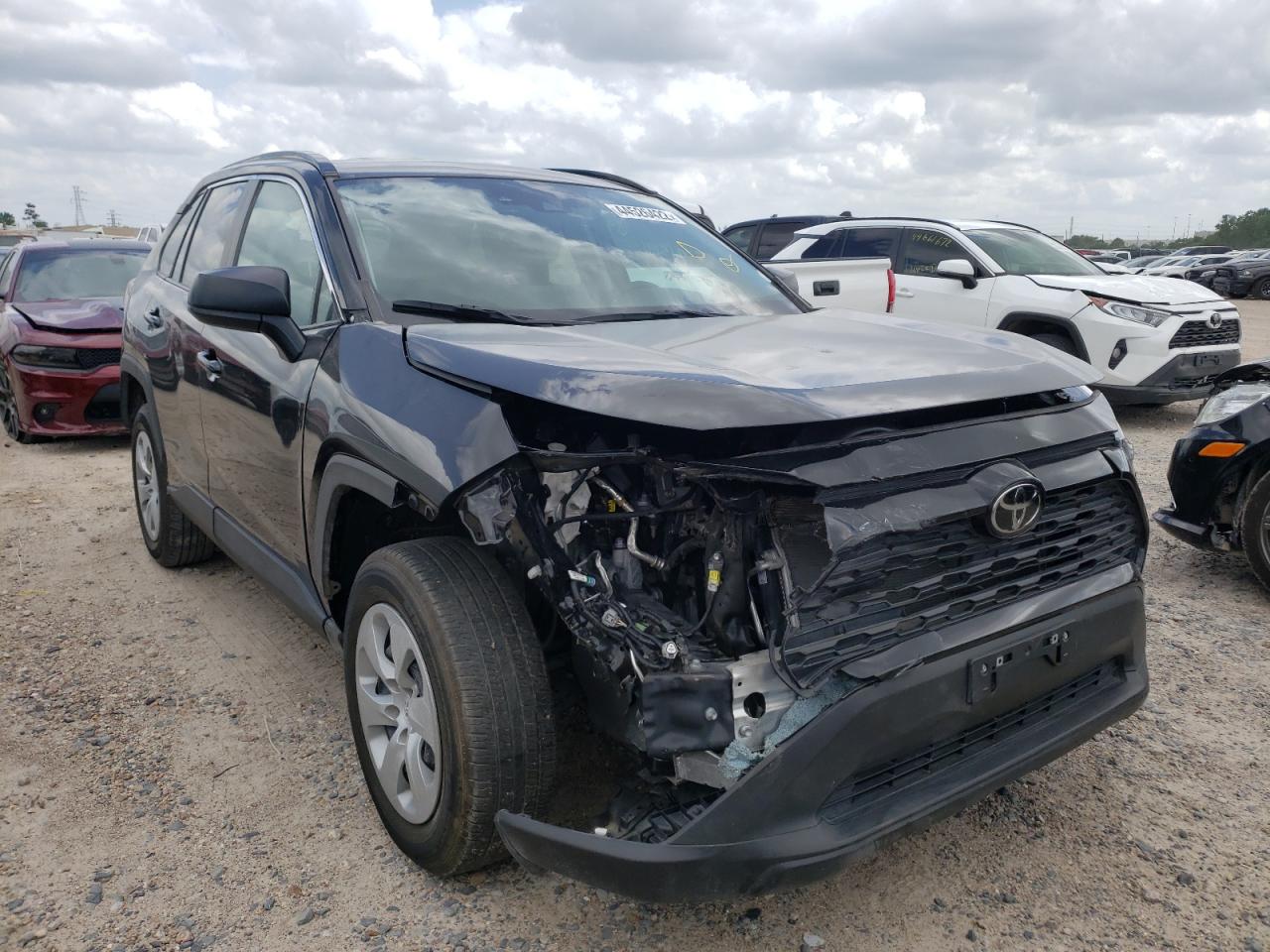 TOYOTA RAV4 LE 2021 with VIN 2T3H1RFV6MC102655 - Photo from auction