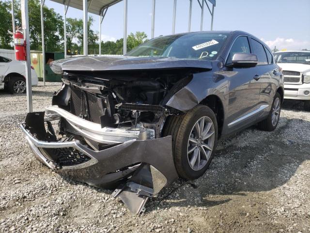 Photo 2 from auction – 2020 ACURA RDX TECHNO with VIN 5J8TC2H50LL014324