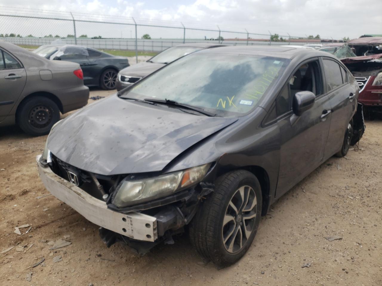 Photo 2 from auction – 2014 HONDA CIVIC EX with VIN 19XFB2F80EE066883