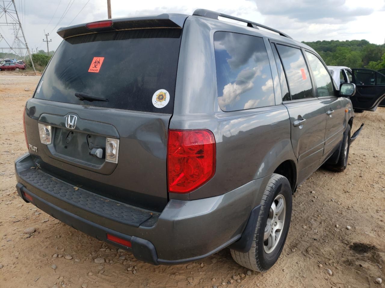 Photo 4 from auction – 2007 HONDA PILOT EXL with VIN 5FNYF28787B031295
