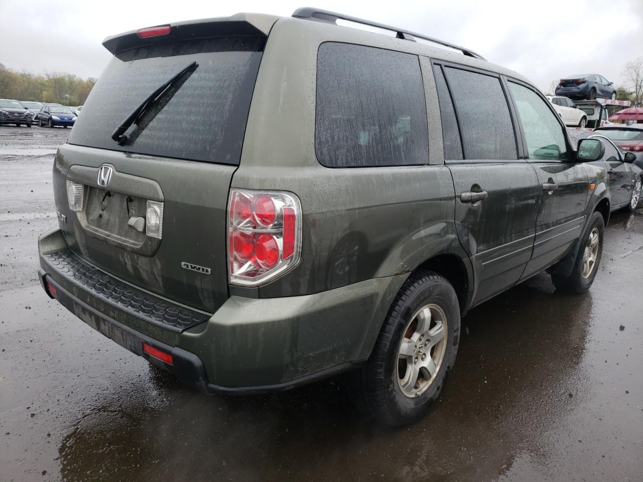 Photo 4 from auction – 2006 HONDA PILOT EX with VIN 2HKYF187X6H521408