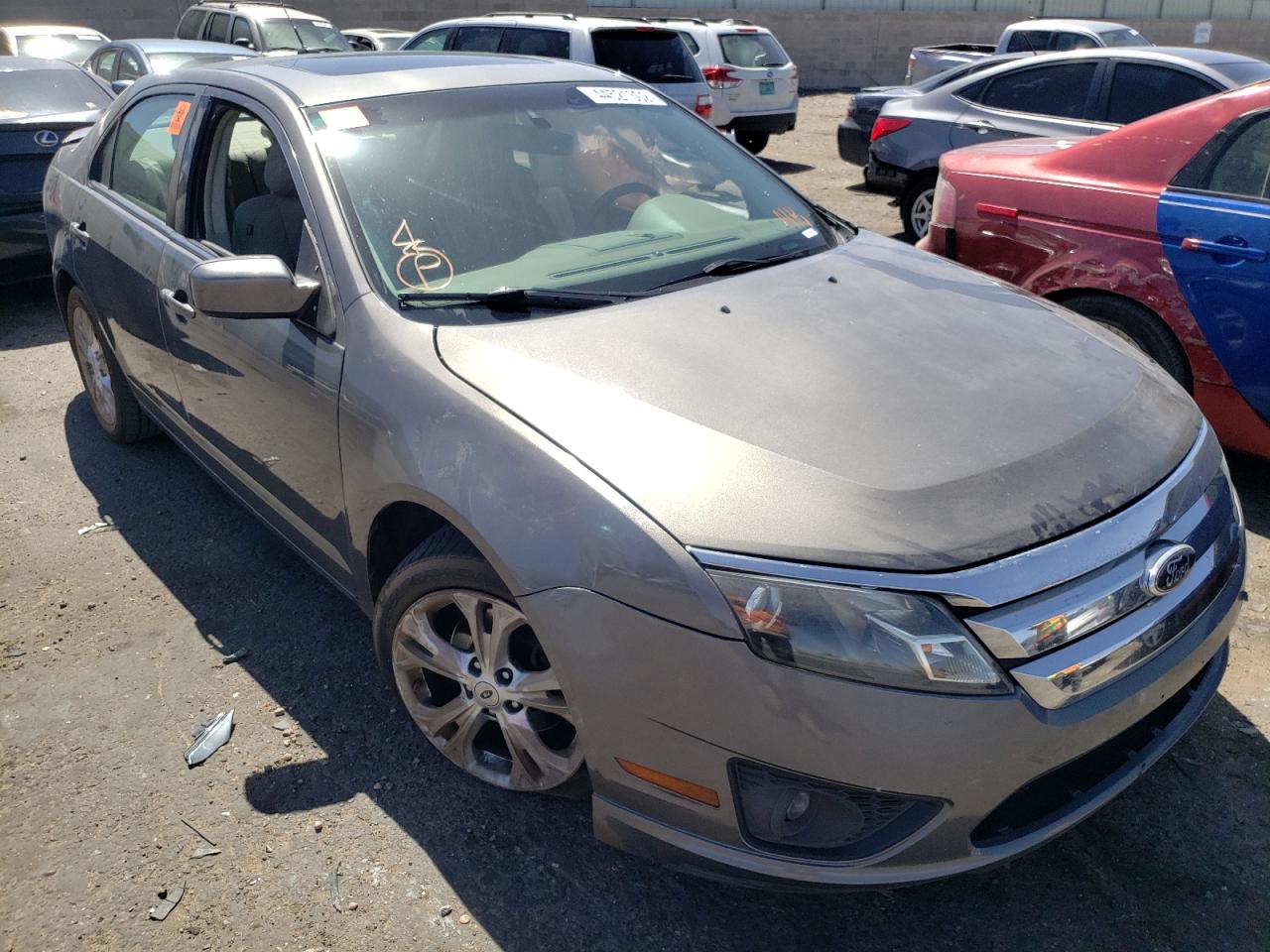 FORD FUSION SE 2012 with VIN 3FAHP0HA5CR301708 - Photo from auction