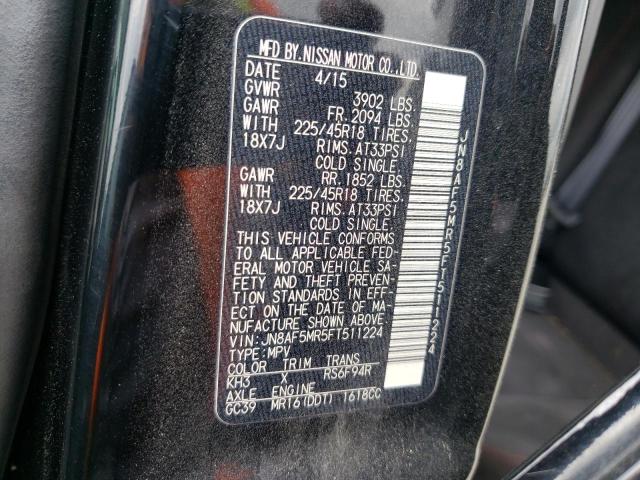 Photo 10 from auction – 2015 NISSAN JUKE S with VIN JN8AF5MR5FT511224