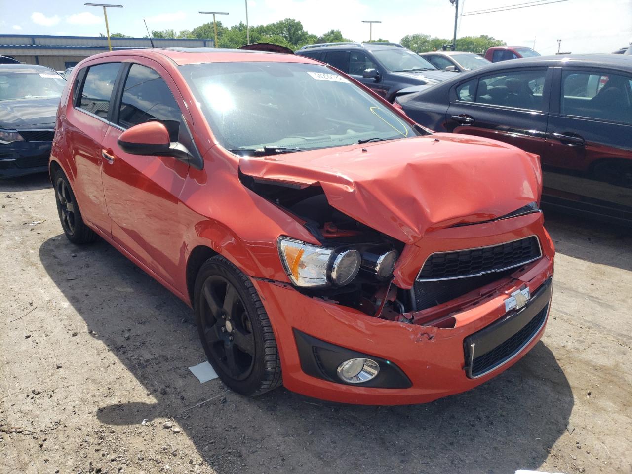 CHEVROLET SONIC LTZ 2013 with VIN 1G1JF6SB3D4229008 - Photo from auction