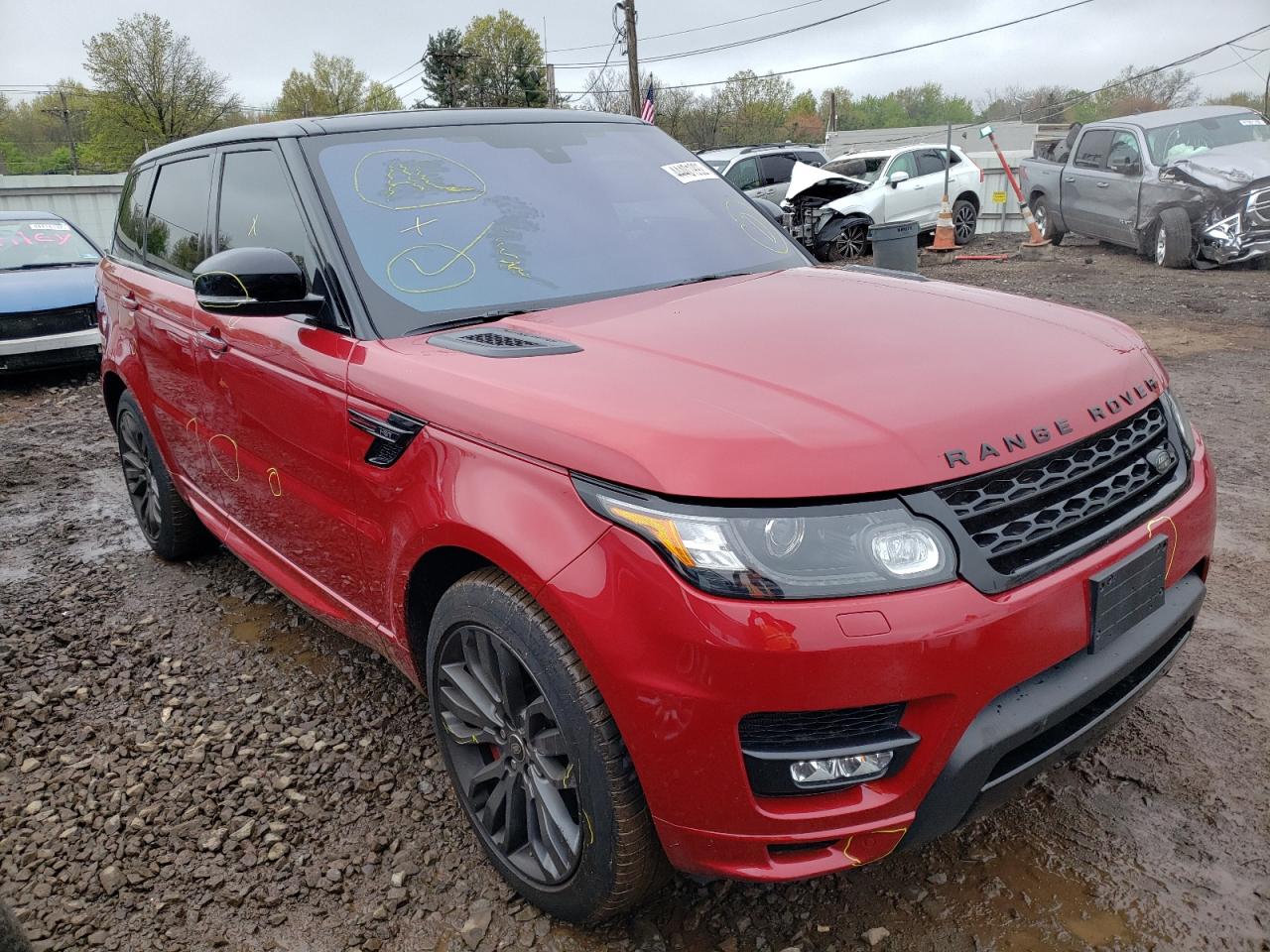 صورة رقم 1 من المزاد - 2016 LAND ROVER RANGE ROVE مع VIN SALWS2VF8GA561637