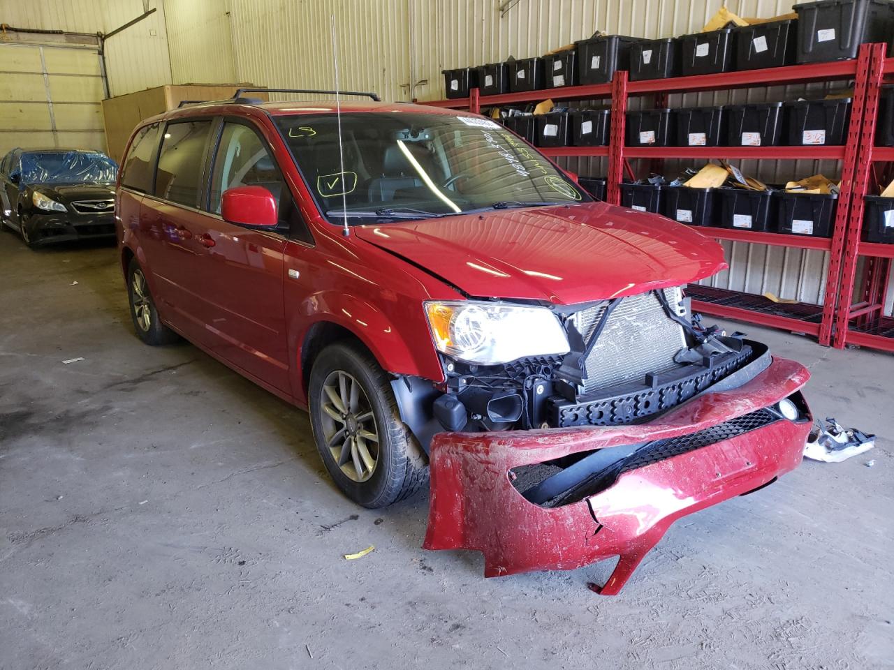 DODGE GRAND CARA 2014 with VIN 2C4RDGCG6ER193961 - Photo from auction